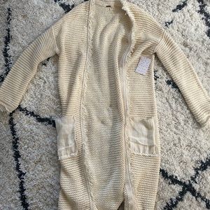 Free people crochet cardigan
